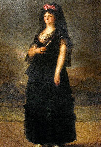 Agustin Esteve Portrait of Maria Luisa of Parma Sweden oil painting art
